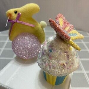 Mini Gifts Easter Basket Gift Spring Decor IKEA Cupcake Cute Plush Bunny Rabbit